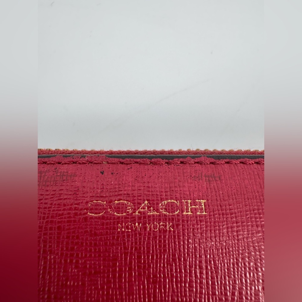Coach Leather Zipper Wallet - Picture 2 of 4